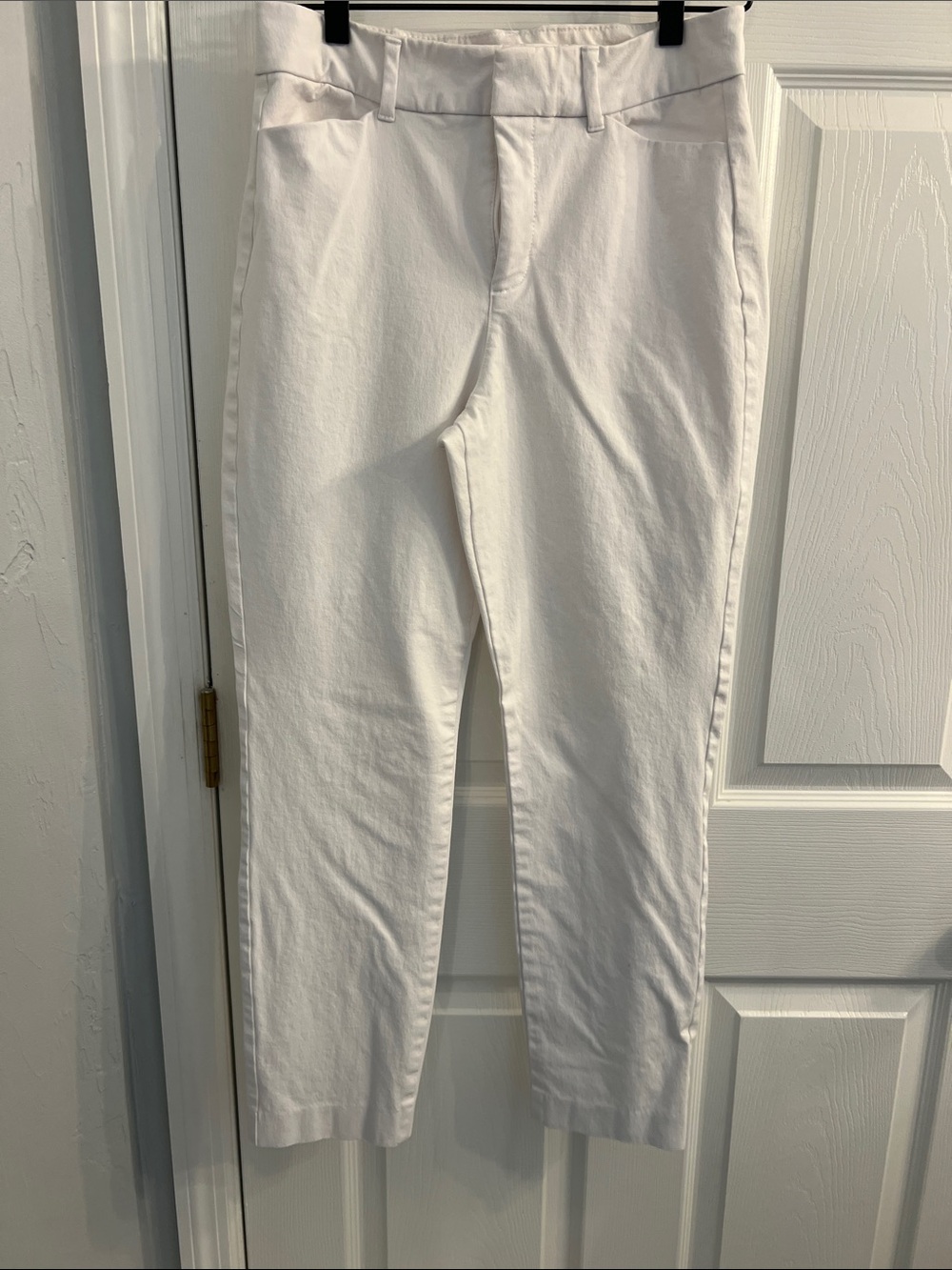 Old Navy White Cropped Slim Ankle Pants